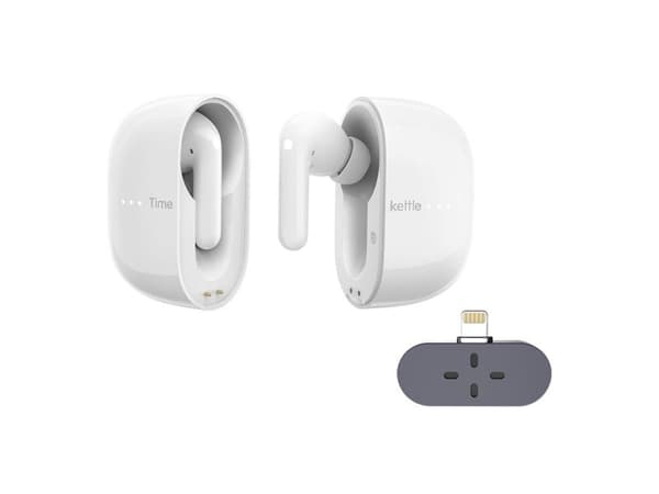 Timekettle M3 Translator, Trådlös, Samtal/musik, 178 g, Headset, Vit