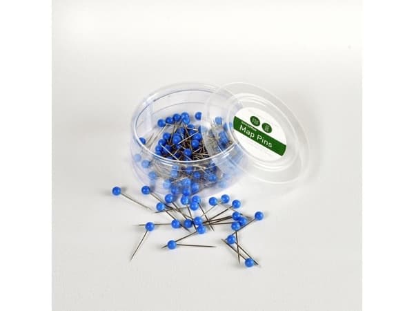 Kork-/nålar, BNT, blå, 4x20x4mm förpackning à 100 st