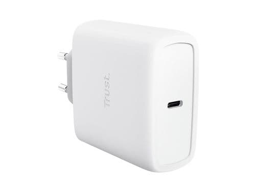 Trust MAXO 65W USB-C GaN-lader, hvit
