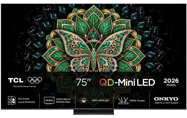 TCL 75" C6K Pro - 4K QD Mini-LED Google TV