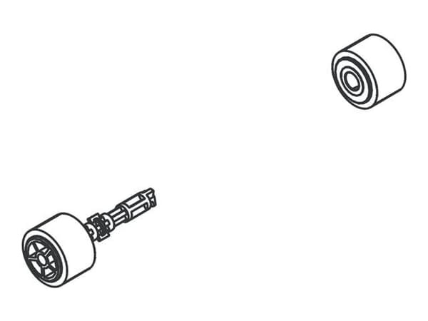 Brother - Paper pull-in roller assembly