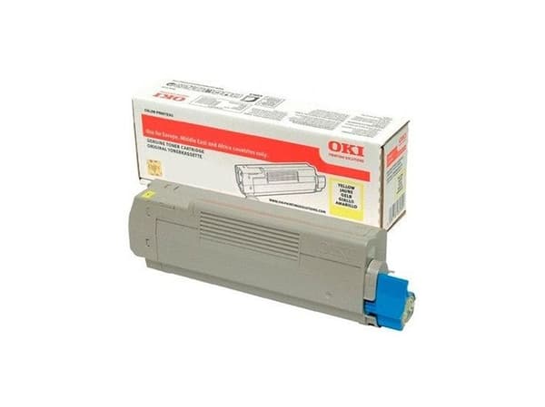 OKI - Gul - original - tonerpatron - för C823dn, 823n