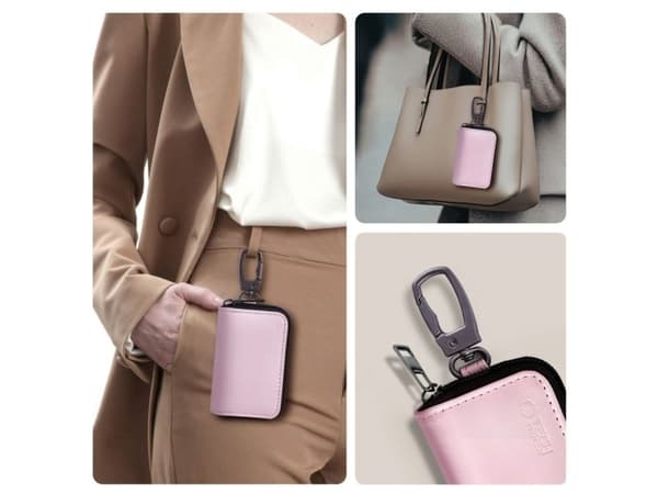 Tech-Protect Faraday-bur TECH-PROTECT KLR300 pouch keyless RFID signalskydd, rosa