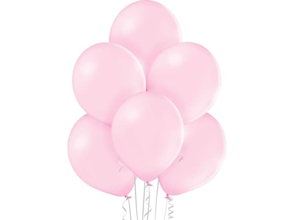 Pastellrosa ballonger 100 stk.