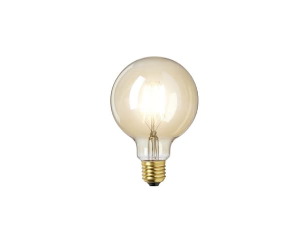 HEHKULAMPPU LED 4W GLOBE BASIC KULTAINEN LASI Ø95