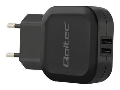 Qoltec 50185, Sisätila, AC, 5 V, Musta