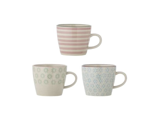 BLOOMINGVILLE Patrizia mugg, multifärgad, stengods