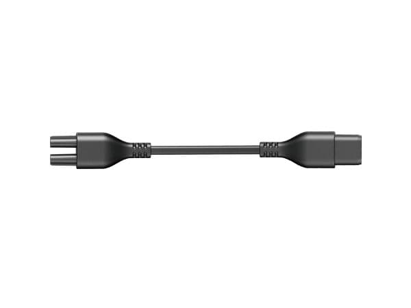 Flexline Mellemforbindelseskabel Lige 10cm Sort. Tilbehør til Flexline-serien.