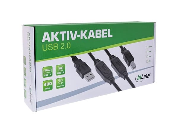 USB-kabel Eaton USB-A til USB-B 12,5 m svart