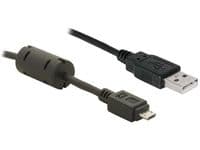 Delock - USB-kabel - USB (hane) till mikro-USB typ B (hane) - 3 m