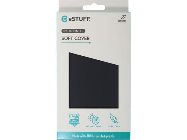 eSTUFF ES67101039, Suojus, Apple, Musta