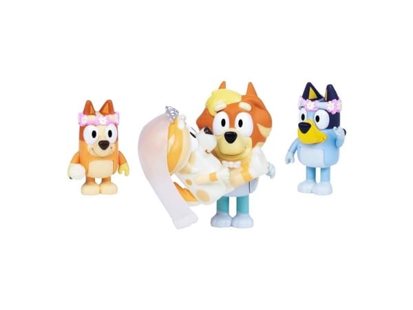 Bluey Figurer 4-pack Bröllop