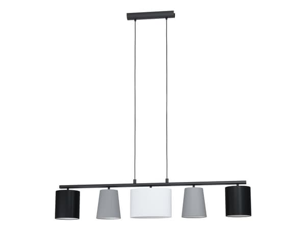 Almeida Langbord 5L, L1200, grå/sort/hvid