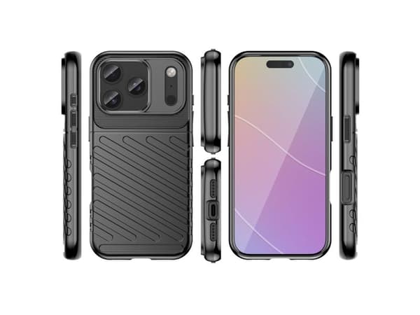 Thunder Case-skal för iPhone 17 Pro Max - svart