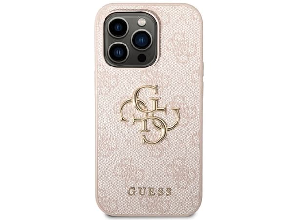 GUESS , Mobilskal, Apple, Apple iPhone 15 Pro, 15,5 cm (6.1"), Rosa