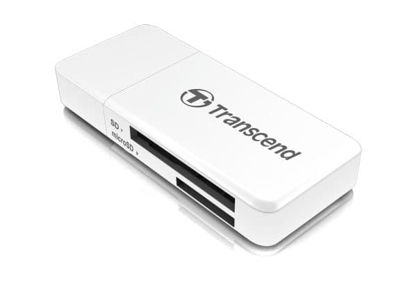 Transcend RDF5 - Kortleser (microSD, SDHC, microSDHC, SDXC, microSDXC, SDHC UHS-I, SDXC UHS-I, microSDHC UHS-I, microSDXC UHS-I) - USB 3.0