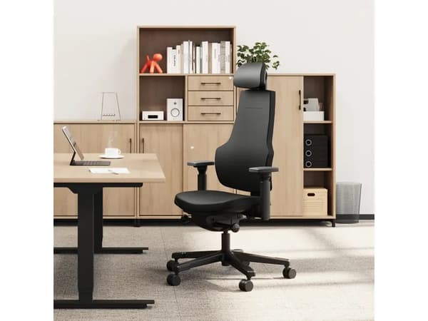 Kontorstol Move_IT PRO, med armlener, svart