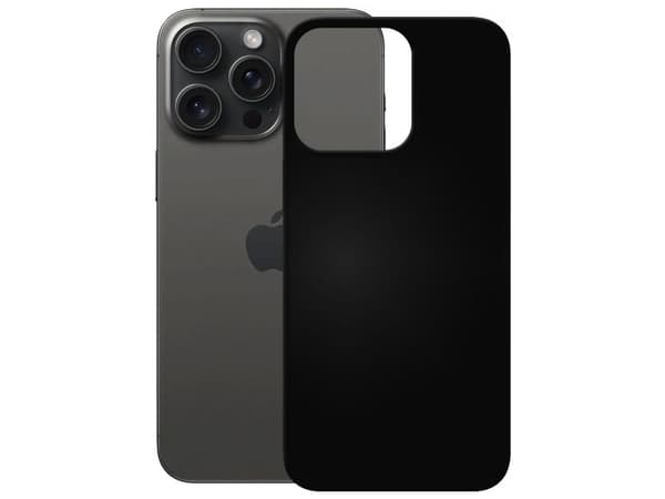 PEDEA 50160982, Suojus, Apple, iPhone 15 Pro Max, 17 cm (6.7"), Musta