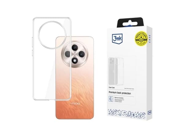 3mk Clear Case for Oppo Reno 12 F\Fs - transparent