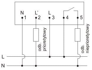 F&F prioriteringsrelä 230V 16A - PR-602