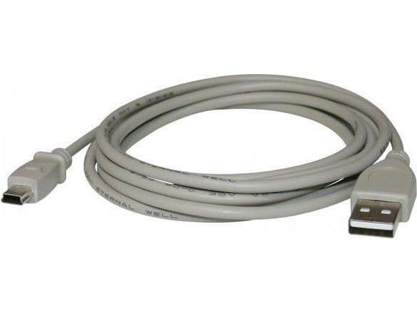 USB Logo USB-A - miniUSB-kaapeli 2 m harmaa (17065)