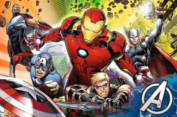 Trefl Double Sided Puzzle 24 elements Super Maxi Strong Avengers 3in1