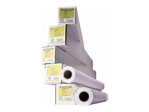 Plotterpapper, HP C6020B, 90 g/m², BxL: 91,4 cm x 45,7 m, matt