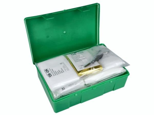 Førstehjælpskasse, First aid kit, grøn