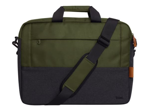 Trust Lisboa - Notebookbæreveske - topplast, holdbar - 15.6" - grønn