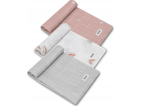 Lionelo bambutekstil - Lo-Bamboo-set regnbåge