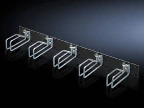 Rittal patch panel 2HE KxD 85x125mm RAL 9005 teräskiinnike