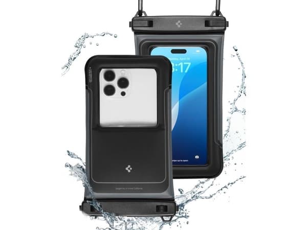 Spigen A611P 2-pack waterproof case - matte black