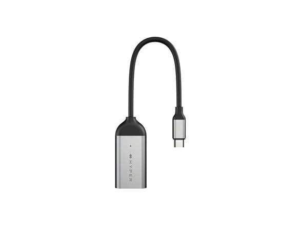 HYPER HD-H8K, USB Type-C, HDMI, Urosliitin, Naarasliitin, Suora, Suora, Suora