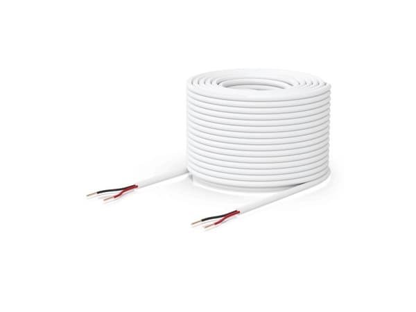 Ubiquiti - Samlet kabel - 36 V - 2 A - 152.4 m - plenum, solide ledere - hvit