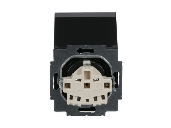 Busch-Jaeger 20 EUK-81, CEE 7/3, 2P+E, Sort, 250 V, 16 A, 63 mm