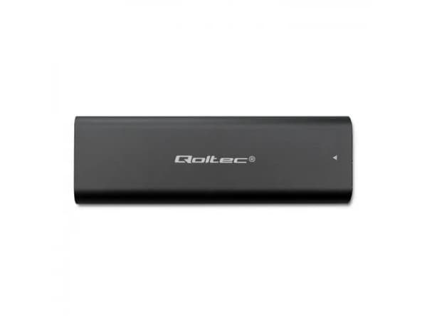 Qoltec-kapsling | enhetsfack förM.2 SATA SSD | NVME | USB typ C