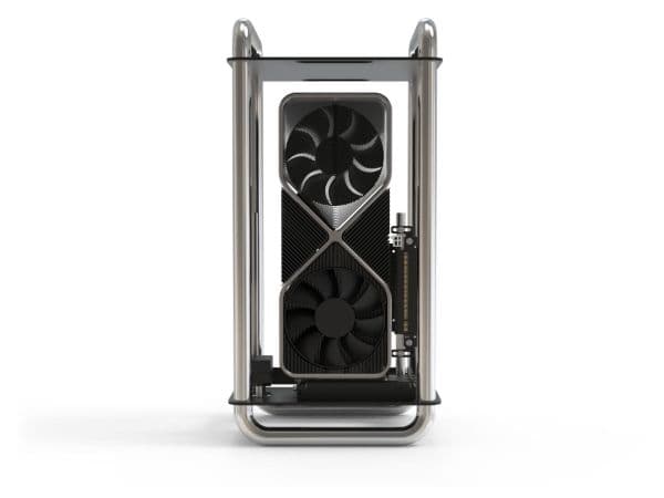 Streacom DA6 - Mini-ITX-torn - ingen strömförsörjning - krom