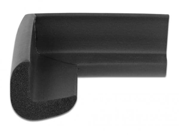 Delock Foam - Edge protector - svart