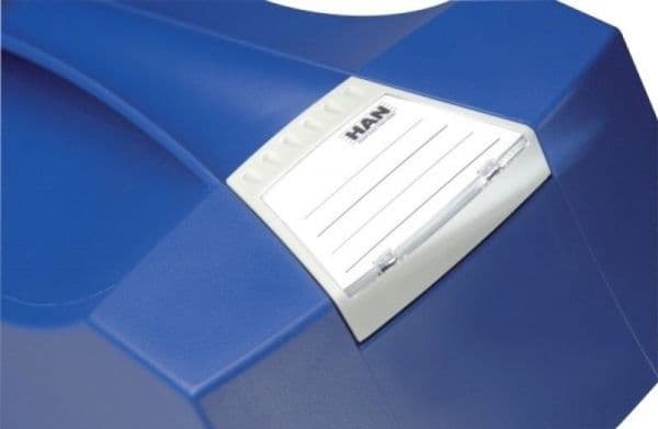 HAN SWING +, 20 ark, Blå, Plast, A4, 397 mm, 154 mm