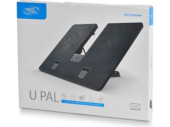 Deepcool U-PAL - Notebookstativ - med 2 kjølevifter - 140 mm