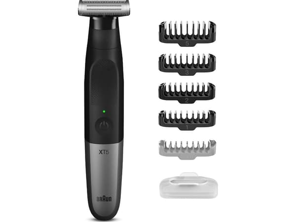 Braun XT5100, Sort, Sølv, 1 mm, 5 mm, 1 mm, Rustfritt stål, Batteri
