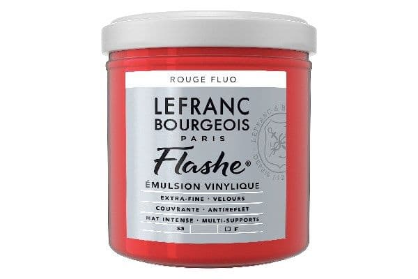 Flashe Acrylic 125 ml fluorescerande röd 409