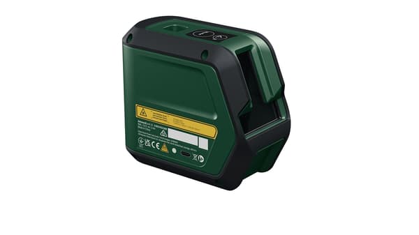 Bosch AdvancedLevel 2G, 15 m, 0,4 mm/m, 4°, Punainen, Linjalaser, Musta, Vihreä