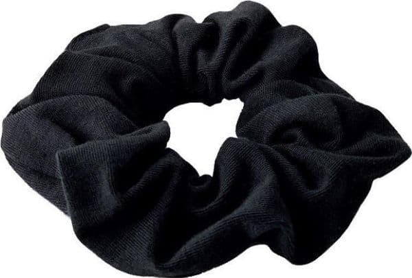 Anwen bomulls hårscrunchie svart