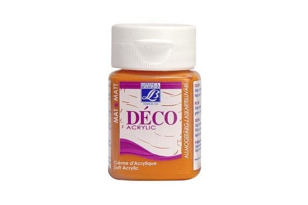 Osorterad DECO SOFT akrylfärg 50 ml tangerine 221