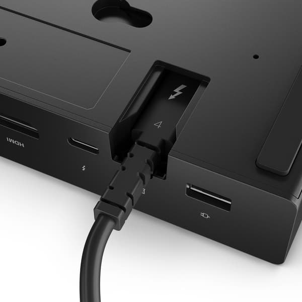 Lenovo TP TBT4 Dock G2 7000 - EU, Dockning, Thunderbolt 4, 100 W, 2500 Mbit/s, Svart, Eclipse Black