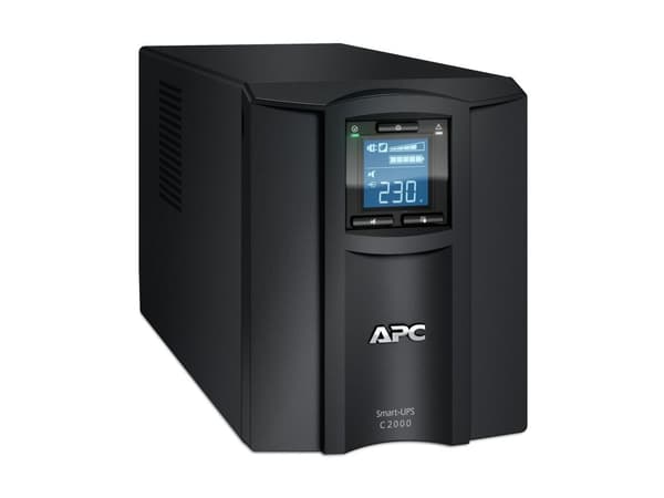 APC Smart-UPS C 2000VA LCD - UPS - AC 230 V - 1300 Watt - 2000 VA - USB - utgangsstikkforbindelse: 7 - sort