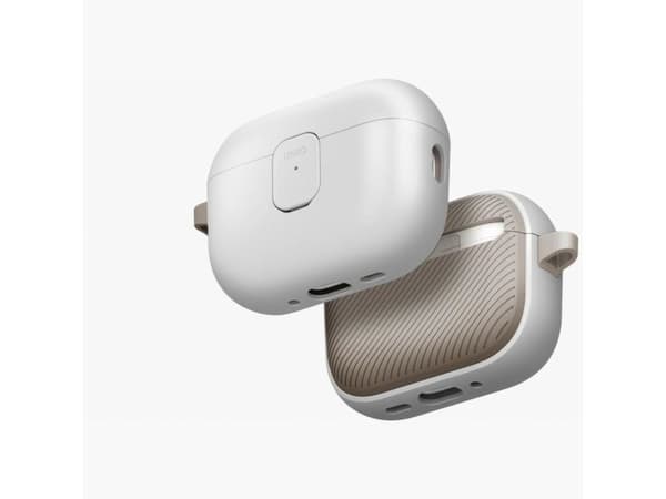 Uniq Clyde-skal för AirPods Pro 3:e generationen - Grå-beige