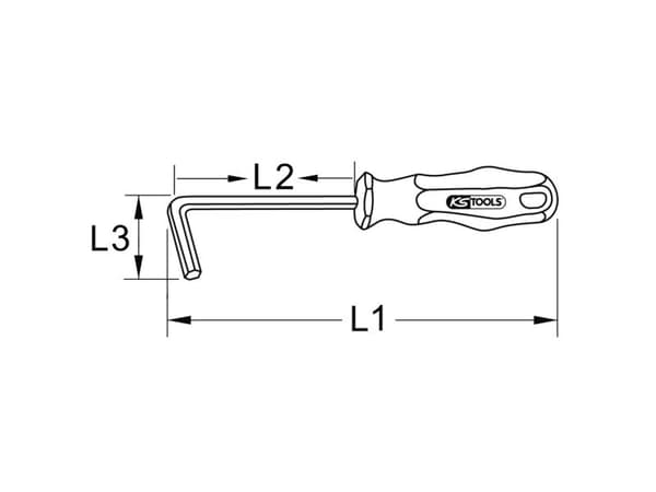 KS Tools 963.1505, 153 mm, 40 g