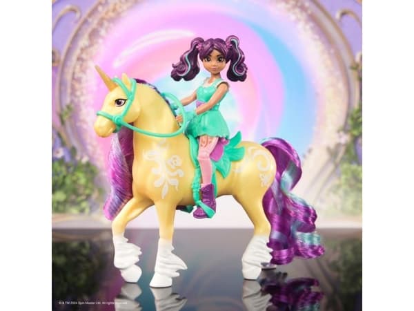 Unicorn Academy-docka & enhörning - Ava & Leaf